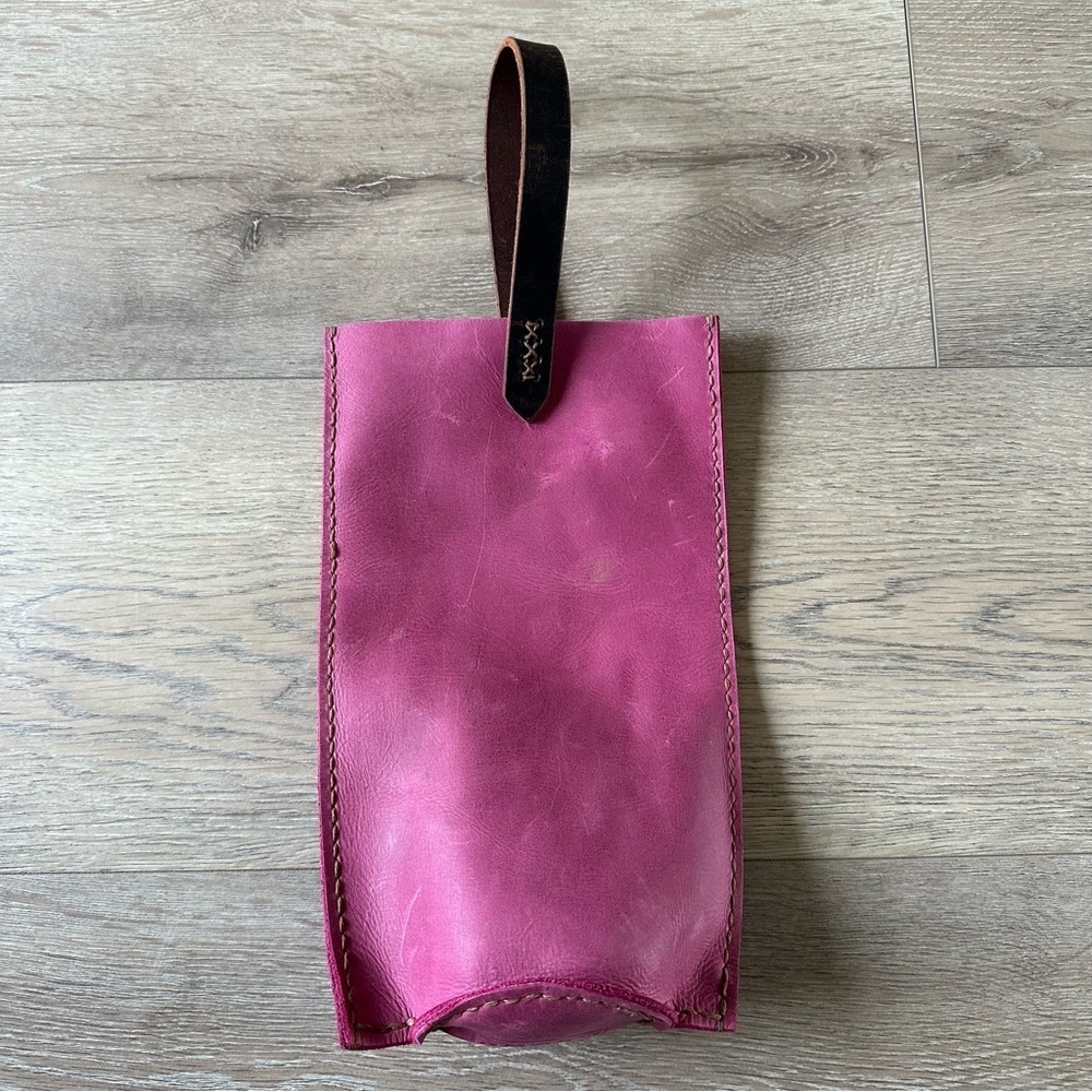 New Arrow Genuine Leather Goods Water Bottle Bag